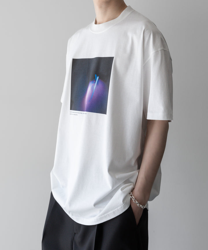 ssstein stein(シュタイン)の24SSコレクション PRINT TEE [ MULTIPLICATION ]のWHITE(MERCERISED COTTON) 公式通販サイトsession福岡セレクトショップ