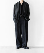 画像をギャラリービューアに読み込む, 【 VEIN 】GOAT LEATHER RING BELT - BLACK
