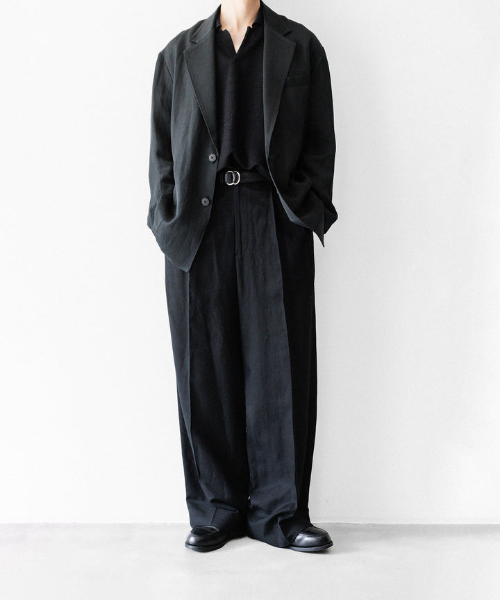 ssstein(シュタイン)のSLUB COTTON KNIT SKIPPER LS - BLACKの公式通販サイトsession福岡セレクトショップ