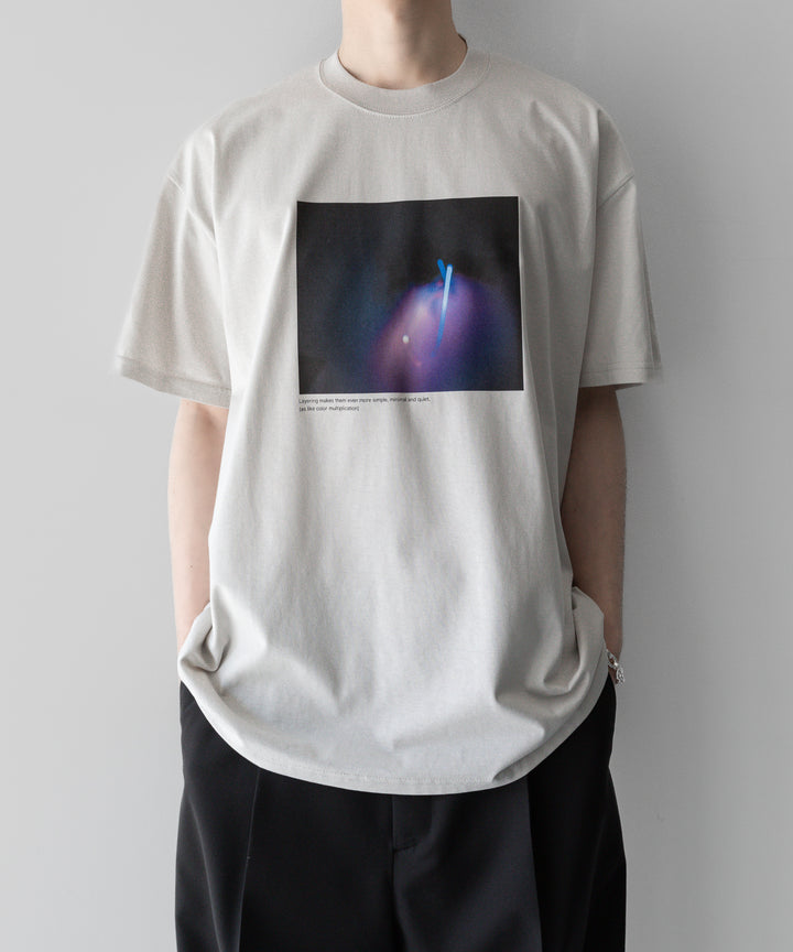 ssstein stein(シュタイン)の24SS PRINT TEE [ MULTIPLICATION ] のBEIGE(MERCERISED COTTON) 公式通販サイトsession福岡セレクトショップ