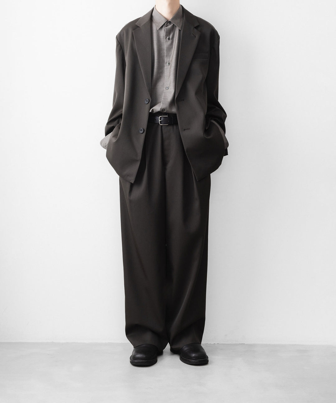ssstein(シュタイン)のEASY WIDE TROUSERS - GREY KHAKIの公式通販サイトsession福岡セレクトショップ