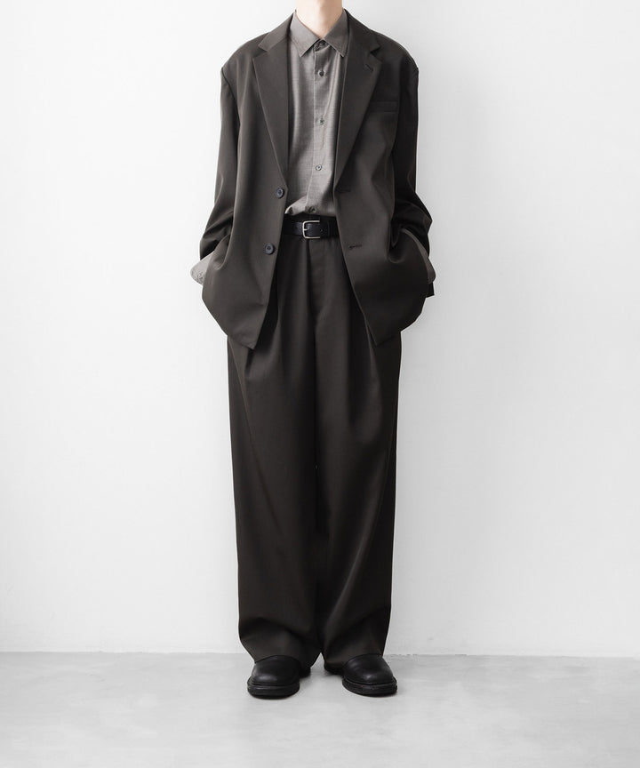 ssstein(シュタイン)のEASY WIDE TROUSERS - GREY KHAKIの公式通販サイトsession福岡セレクトショップ