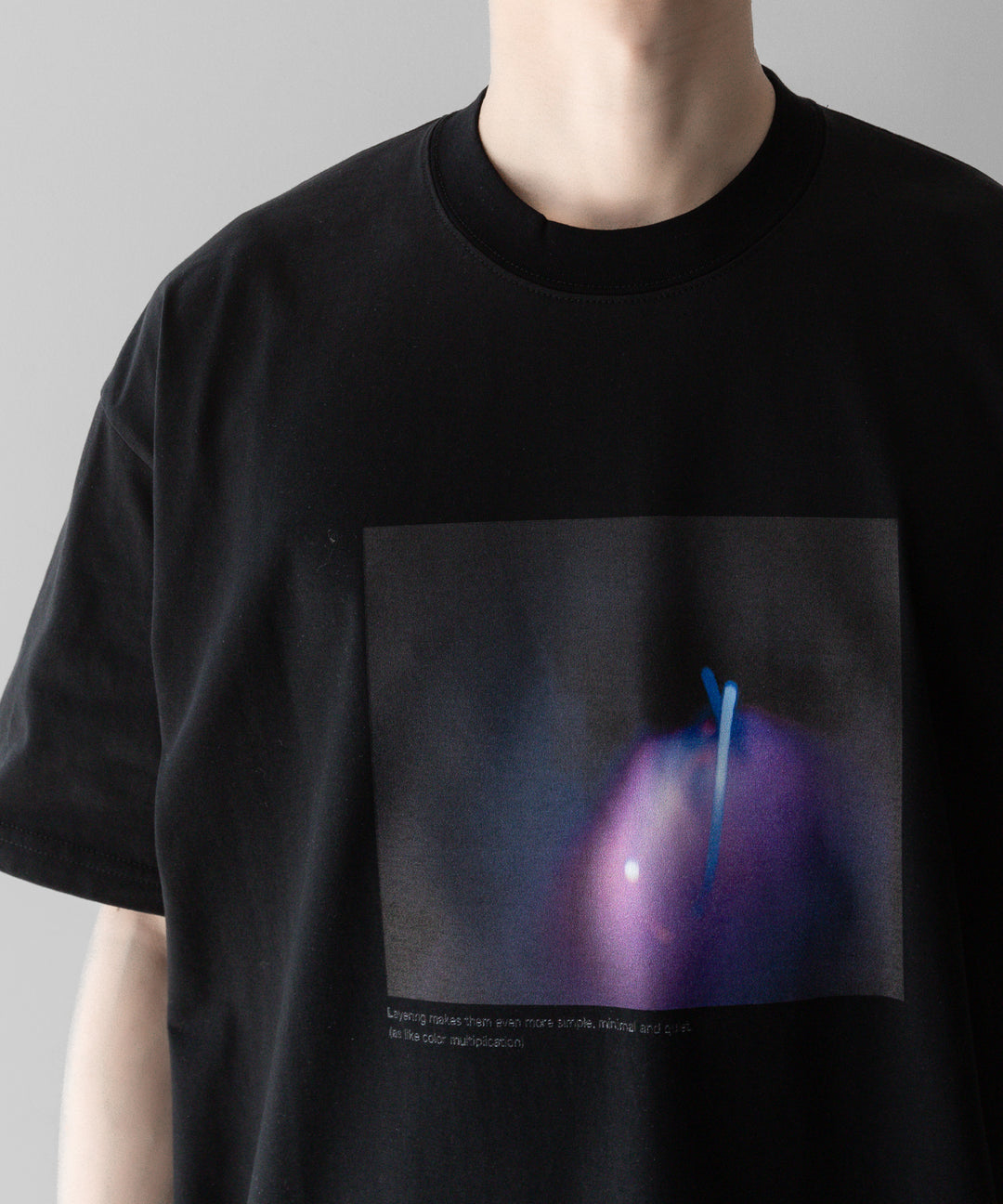 stein-シュタインのPRINT TEE [ MULTIPLICATION ]のBLACK(MERCERISED COTTON)公式通販サイトsession福岡セレクトショップ
