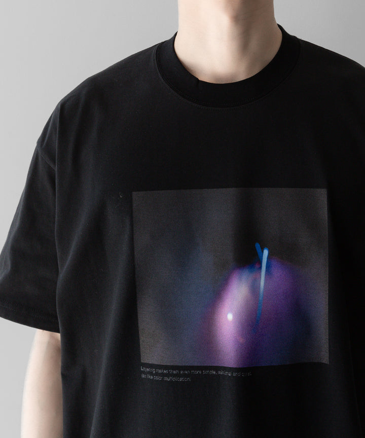 stein-シュタインのPRINT TEE [ MULTIPLICATION ]のBLACK(MERCERISED COTTON)公式通販サイトsession福岡セレクトショップ
