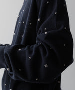 画像をギャラリービューアに読み込む, ssstein(シュタイン)の24AWコレクション GLITTER DOTS CREW NECK LS - DARK NAVY 公式通販サイトsession福岡セレクトショップ
