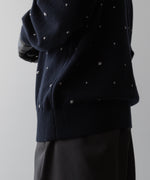 画像をギャラリービューアに読み込む, ssstein(シュタイン)の24AWコレクション GLITTER DOTS CREW NECK LS - DARK NAVY 公式通販サイトsession福岡セレクトショップ
