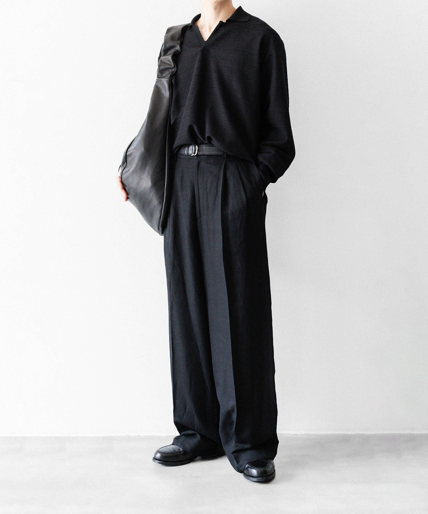 ssstein / シュタイン】VIS/LI/RA TWILL EASY LONG WIDE TROUSERS