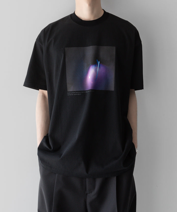 stein-シュタインのPRINT TEE [ MULTIPLICATION ]のBLACK(MERCERISED COTTON)公式通販サイトsession福岡セレクトショップ