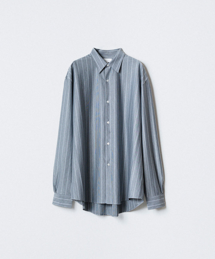 KANEMASA PHIL.-カネマサフィル46G MODEST STRIPE SHIRTのBLUE公式通販サイトsession福岡セレクトショップ