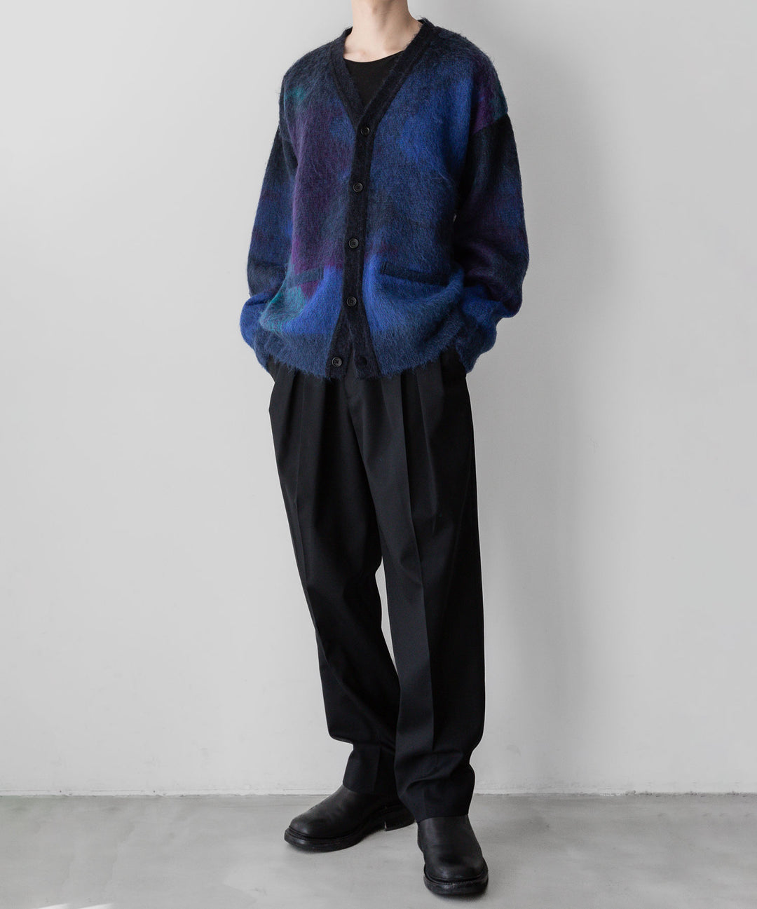 stein(シュタイン)の23AWコレクションDOUBLE WIDE TROUSERSのBLACK sessionセッション福岡セレクトショップ 公式通販サイト