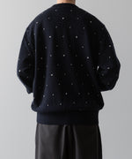 画像をギャラリービューアに読み込む, ssstein(シュタイン)の24AWコレクション GLITTER DOTS CREW NECK LS - DARK NAVY 公式通販サイトsession福岡セレクトショップ
