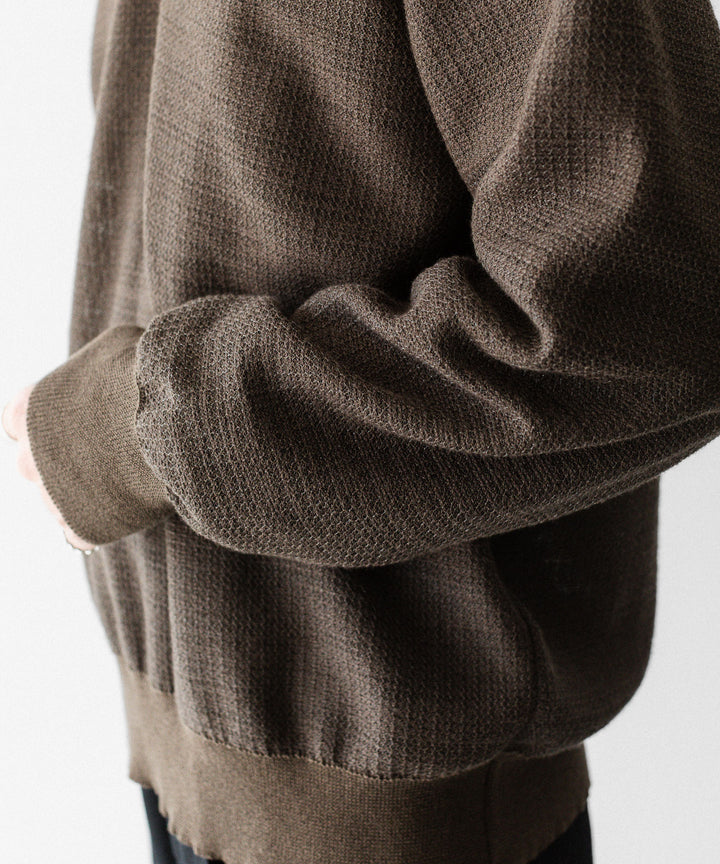 ssstein(シュタイン)のSLUB COTTON KNIT SKIPPER LS - KHAKIの公式通販サイトsession福岡セレクトショップ
