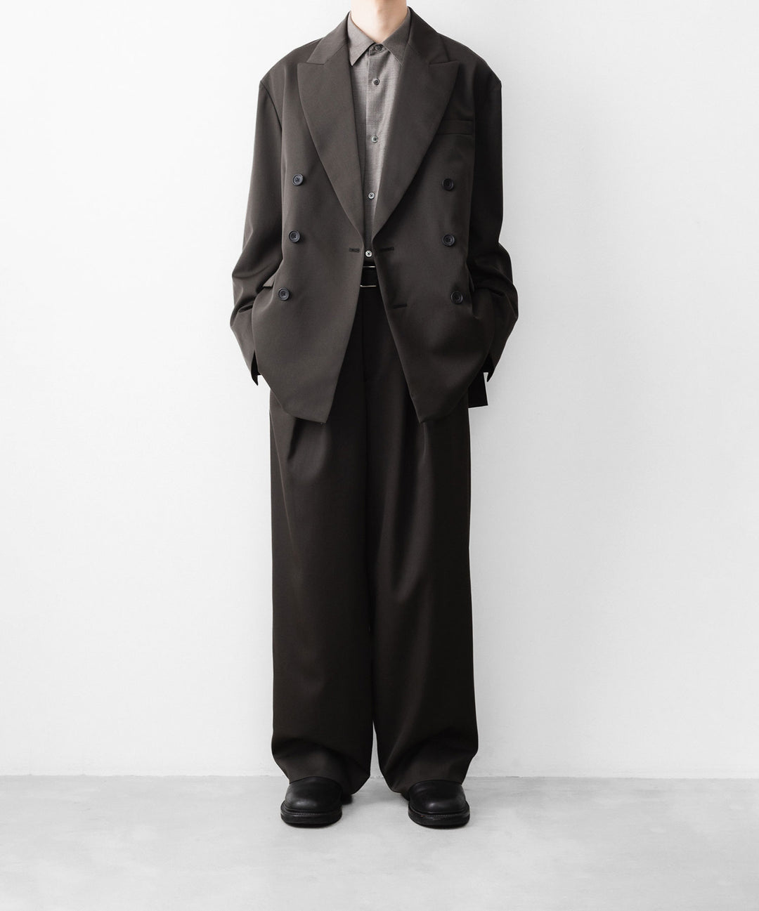 ssstein(シュタイン)のEASY WIDE TROUSERS - GREY KHAKIの公式通販サイトsession福岡セレクトショップ
