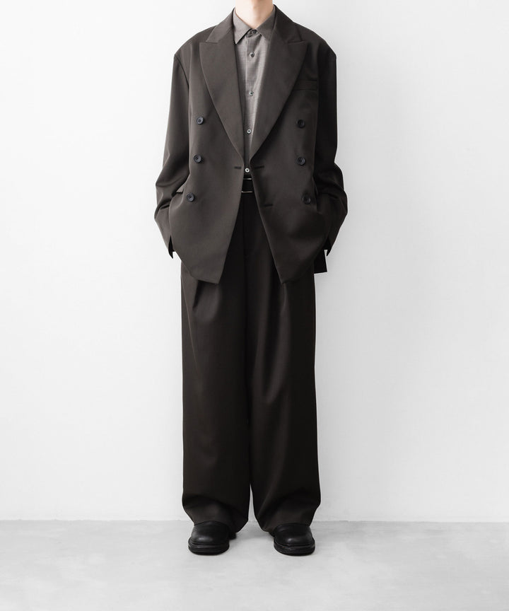ssstein(シュタイン)のEASY WIDE TROUSERS - GREY KHAKIの公式通販サイトsession福岡セレクトショップ
