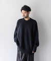 【stein】KID MOHAIR KNIT LS - BLACK