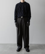 画像をギャラリービューアに読み込む, ssstein(シュタイン)の24AWコレクション GLITTER DOTS CREW NECK LS - DARK NAVY 公式通販サイトsession福岡セレクトショップ
