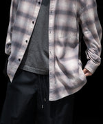 画像をギャラリービューアに読み込む, 【 VEIN 】ORGANIC COTTON OMBRE CHECK L/S SHIRT - C.GRAY公式通販サイトsession福岡セレクトショップ
