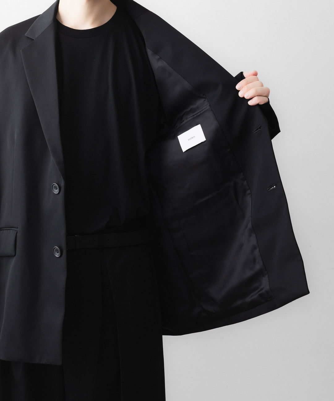 ssstein(シュタイン)のOVERSIZED SINGLE BREASTED JACKET - BLACKの公式通販サイトsession福岡セレクトショップ