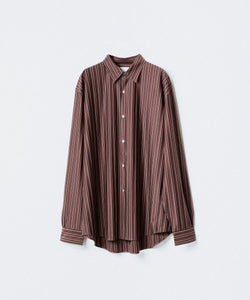 KANEMASA PHIL.】46G MODEST STRIPE SHIRT - BROWN | 公式通販サイト