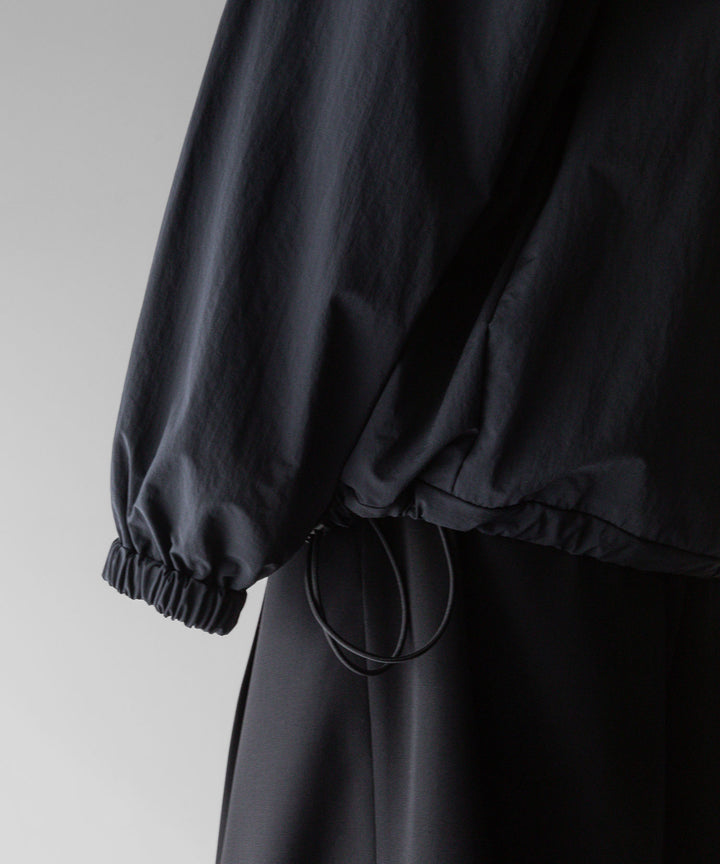 【stein】ssstein シュタインのWINDPROOF NYLON HALF ZIP PULLOVERのBLACK 公式通販サイトsession福岡セレクトショップ