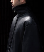 画像をギャラリービューアに読み込む, ssstein(シュタイン)のCUT-OFF MOUTON JACKET - BLACKの公式通販サイトsession福岡セレクトショップ
