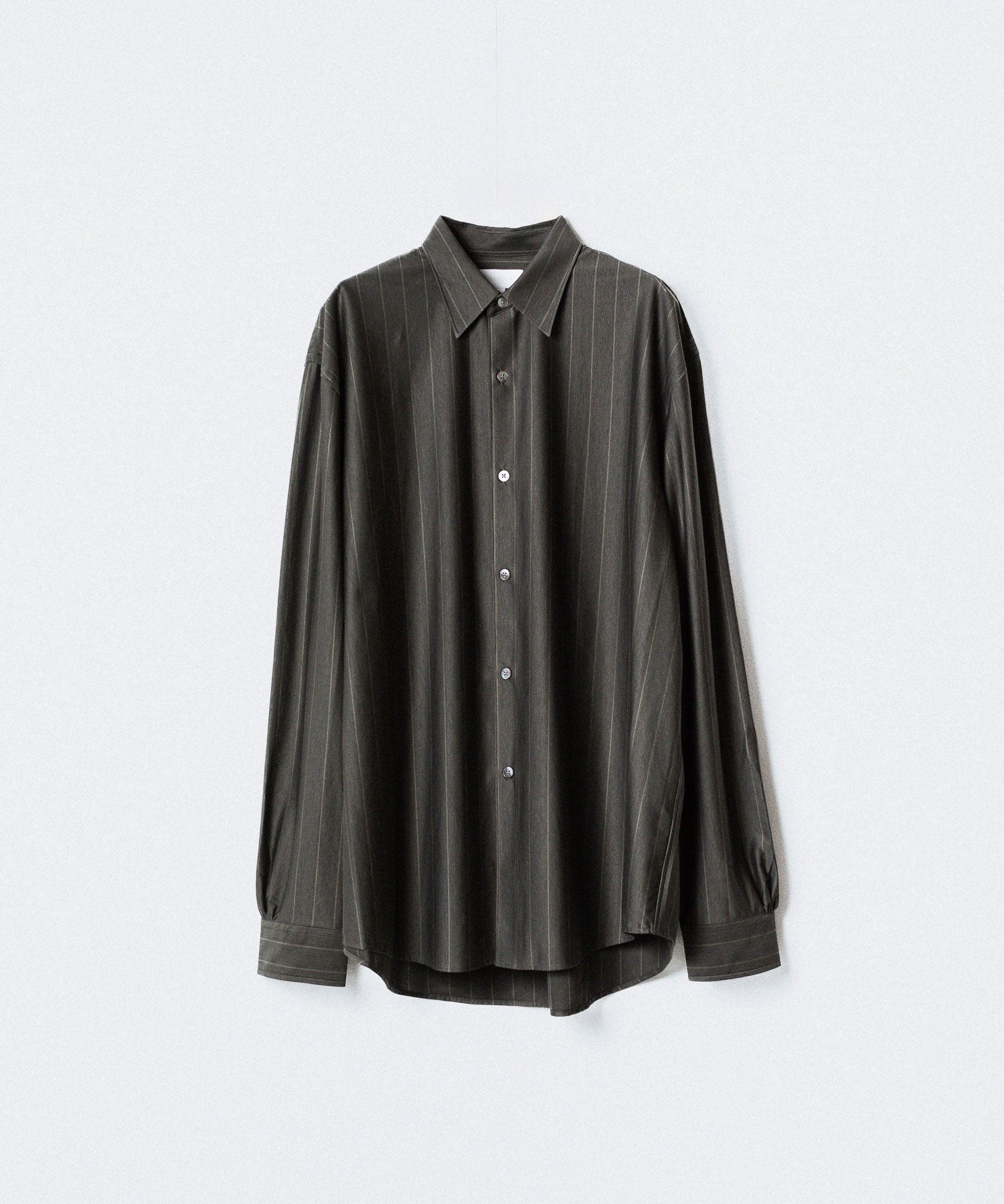 KANEMASA PHIL.】46G MODEST STRIPE SHIRT - GREY | 公式通販サイト