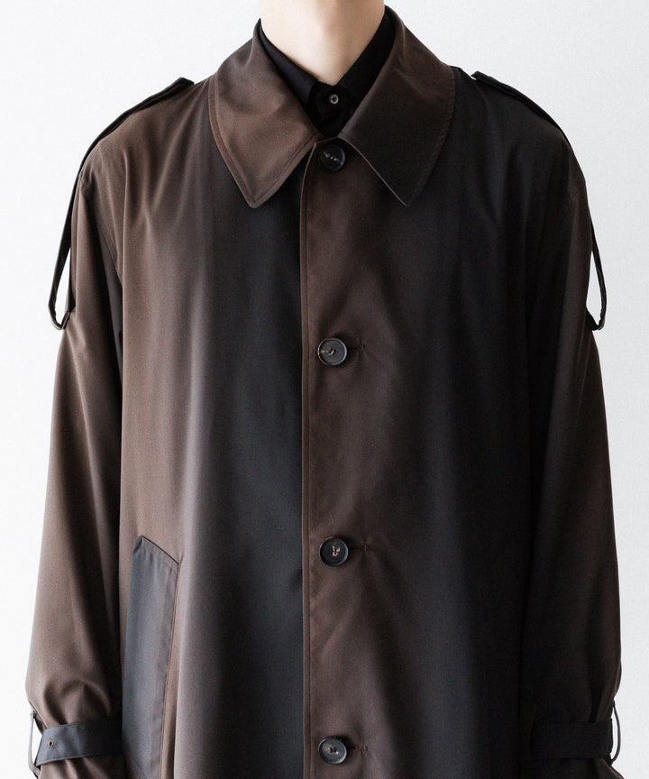 SUBLATIONS-サブレーションズのKIVULI PRINT LIGHT WEIGHT COATのDARK BROWN公式通販サイトsession福岡セレクトショップ