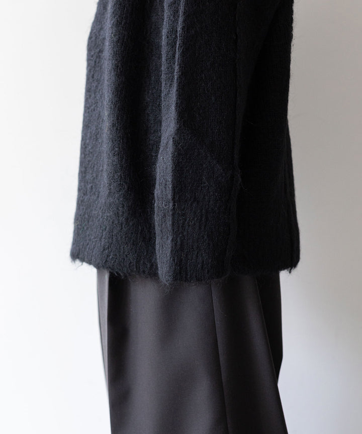 stein(シュタイン)の23AWコレクションKID MOHAIR KNIT LSのBLACK session福岡セレクトショップ