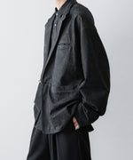 画像をギャラリービューアに読み込む, 【phebus】COW NUBUCK JACKET - CHARCOAL
