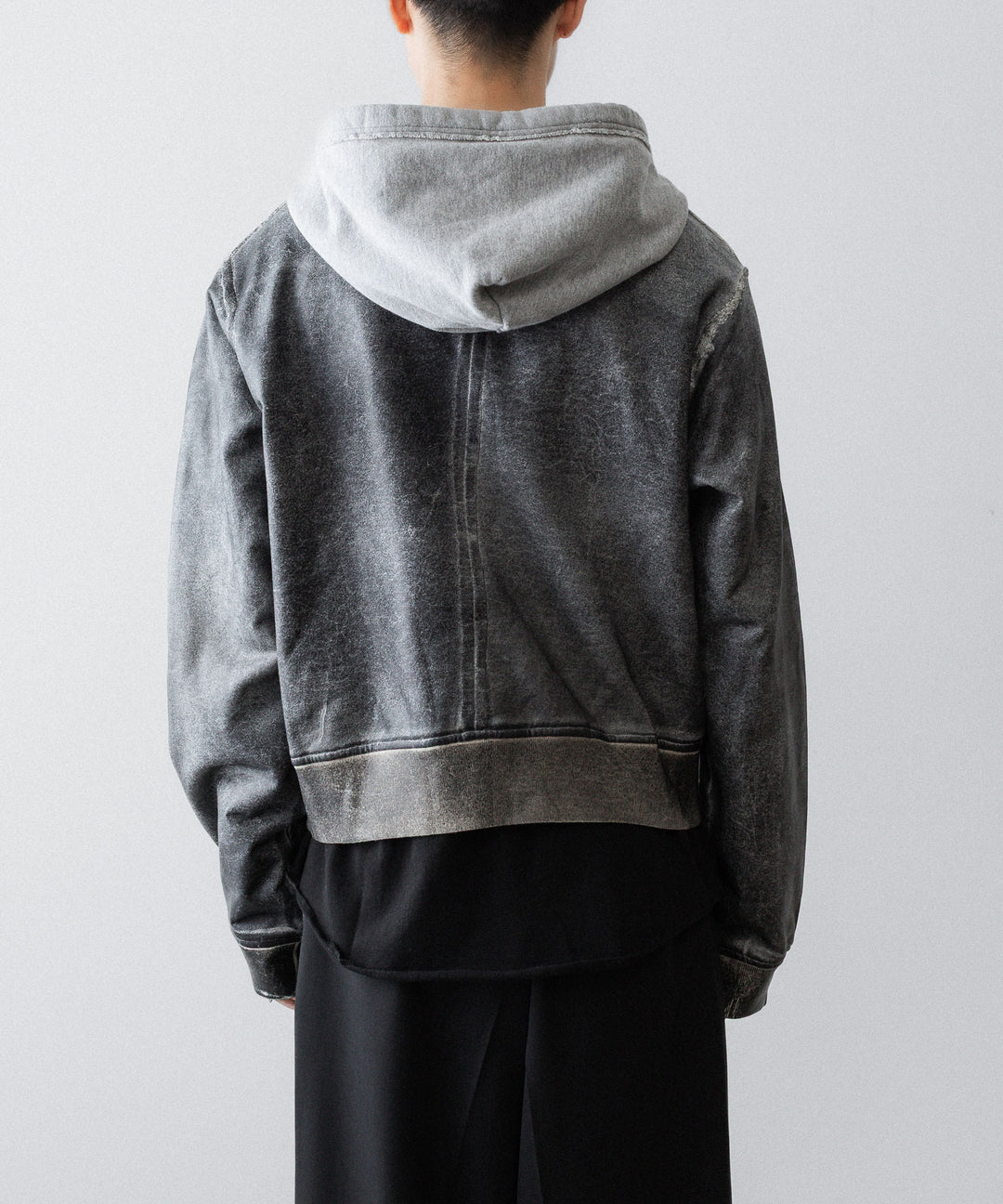 SUBLATIONS サブレーションズのCRACKING COATED RIDERS PARKAのHEATHER GRAY BASE 公式通販サイトsession福岡セレクトショップ