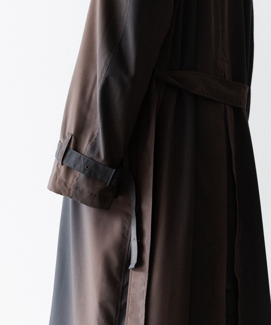 SUBLATIONS-サブレーションズのKIVULI PRINT LIGHT WEIGHT COATのDARK BROWN公式通販サイトsession福岡セレクトショップ