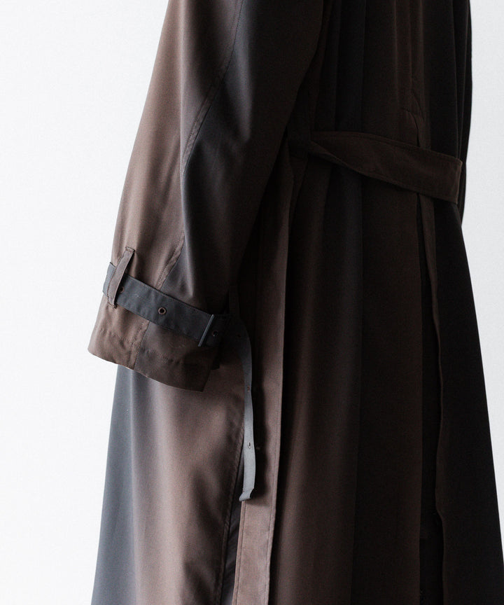 SUBLATIONS-サブレーションズのKIVULI PRINT LIGHT WEIGHT COATのDARK BROWN公式通販サイトsession福岡セレクトショップ