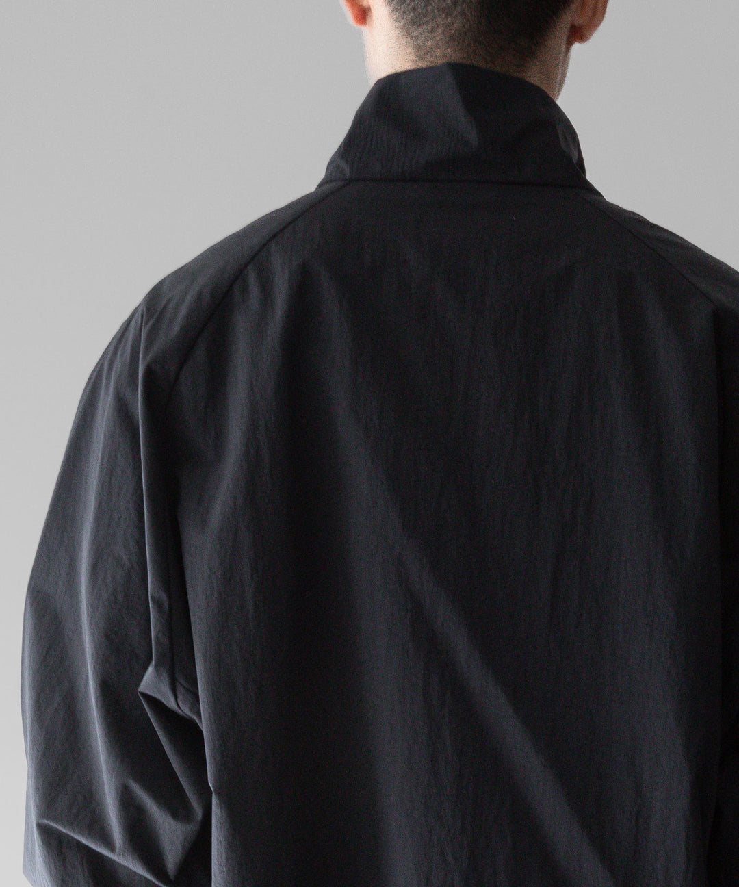 【stein】ssstein シュタインのWINDPROOF NYLON HALF ZIP PULLOVERのBLACK 公式通販サイトsession福岡セレクトショップ