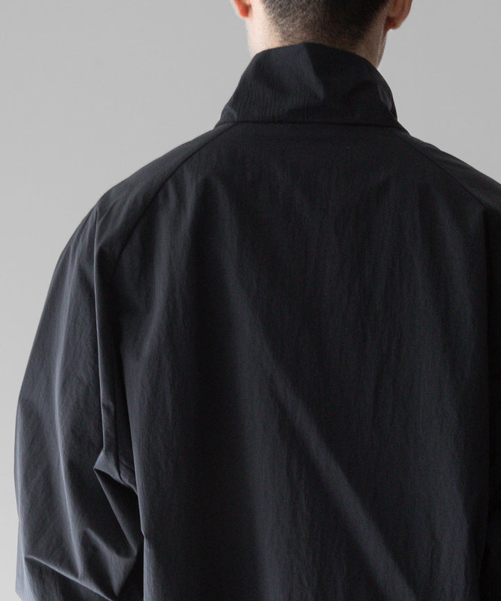 【stein】ssstein シュタインのWINDPROOF NYLON HALF ZIP PULLOVERのBLACK 公式通販サイトsession福岡セレクトショップ