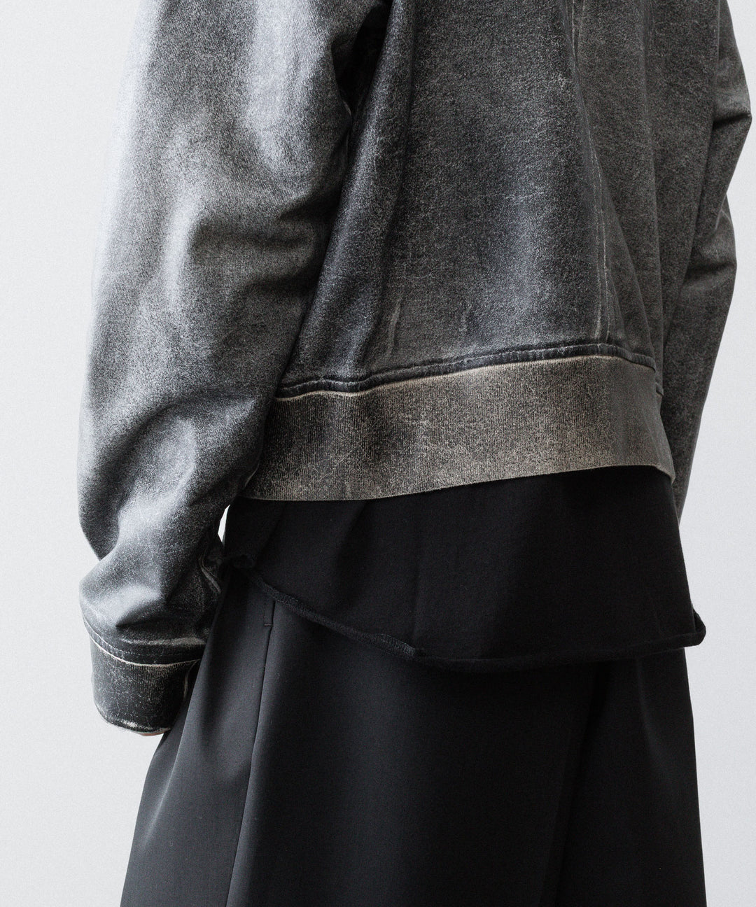 SUBLATIONS サブレーションズのCRACKING COATED RIDERS PARKAのHEATHER GRAY BASE 公式通販サイトsession福岡セレクトショップ