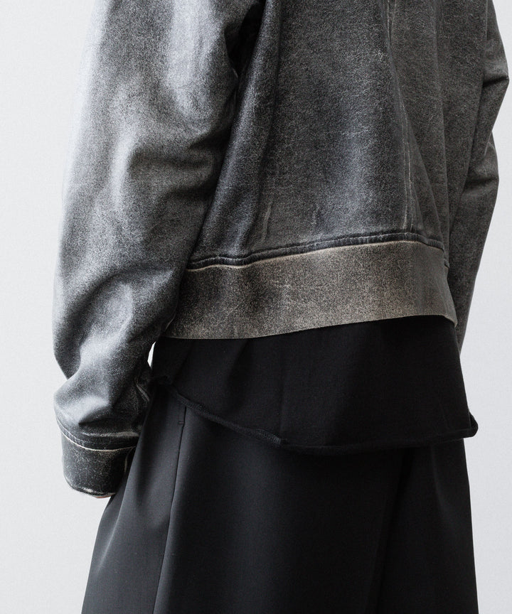 SUBLATIONS サブレーションズのCRACKING COATED RIDERS PARKAのHEATHER GRAY BASE 公式通販サイトsession福岡セレクトショップ