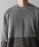 画像をギャラリービューアに読み込む, ssstein(シュタイン)の24AWコレクション MOHAIR GLITTER KNIT COMBINATION LS - GREIGE 公式通販サイトsession福岡セレクトショップ
