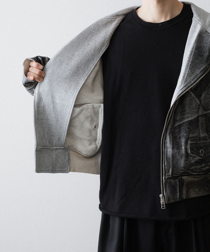 SUBLATIONS サブレーションズのCRACKING COATED RIDERS PARKAのHEATHER GRAY BASE 公式通販サイトsession福岡セレクトショップ