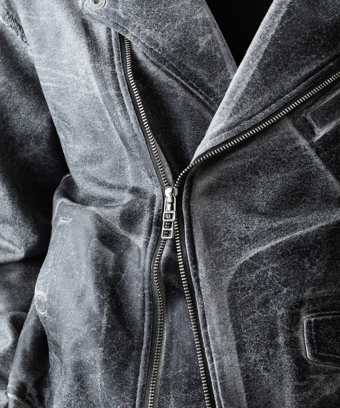 SUBLATIONS サブレーションズのCRACKING COATED RIDERS PARKAのHEATHER GRAY BASE 公式通販サイトsession福岡セレクトショップ