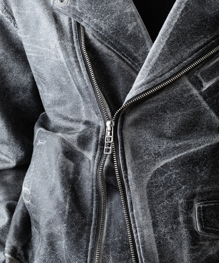 SUBLATIONS サブレーションズのCRACKING COATED RIDERS PARKAのHEATHER GRAY BASE 公式通販サイトsession福岡セレクトショップ