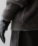 画像をギャラリービューアに読み込む, ssstein(シュタイン)の24AWコレクション MOHAIR GLITTER KNIT COMBINATION LS - GREIGE 公式通販サイトsession福岡セレクトショップ
