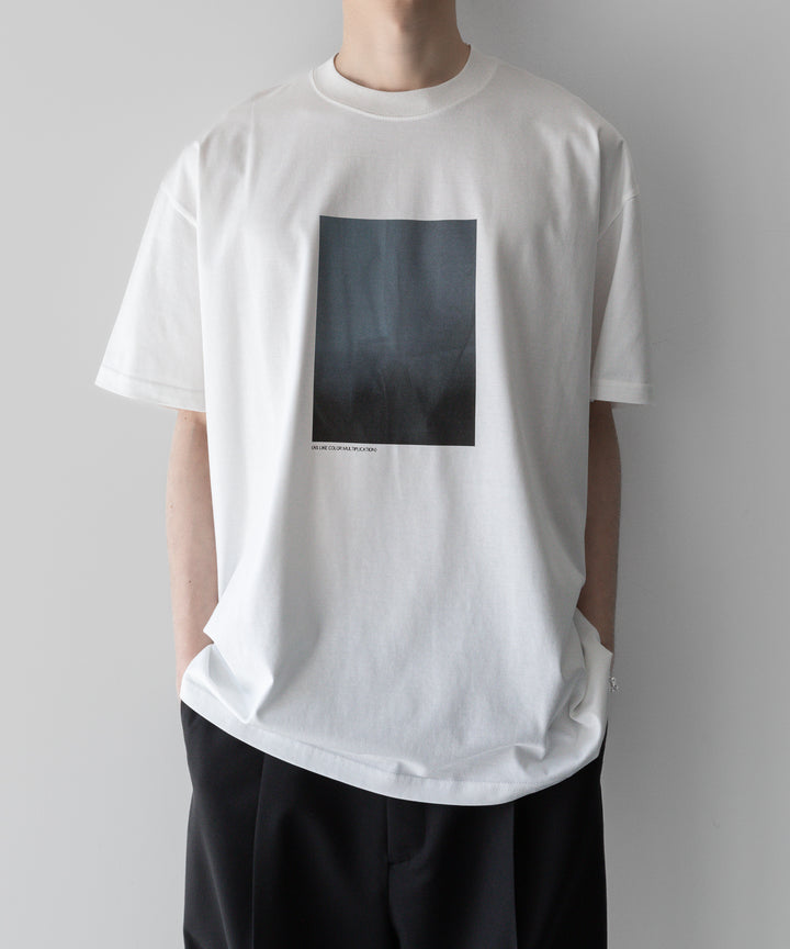 ssstein stein(シュタイン)の24SSコレクション PRINT TEE [ LAYERING ]のWHITE(MERCERISED COTTON) 公式通販サイトsession福岡セレクトショップ