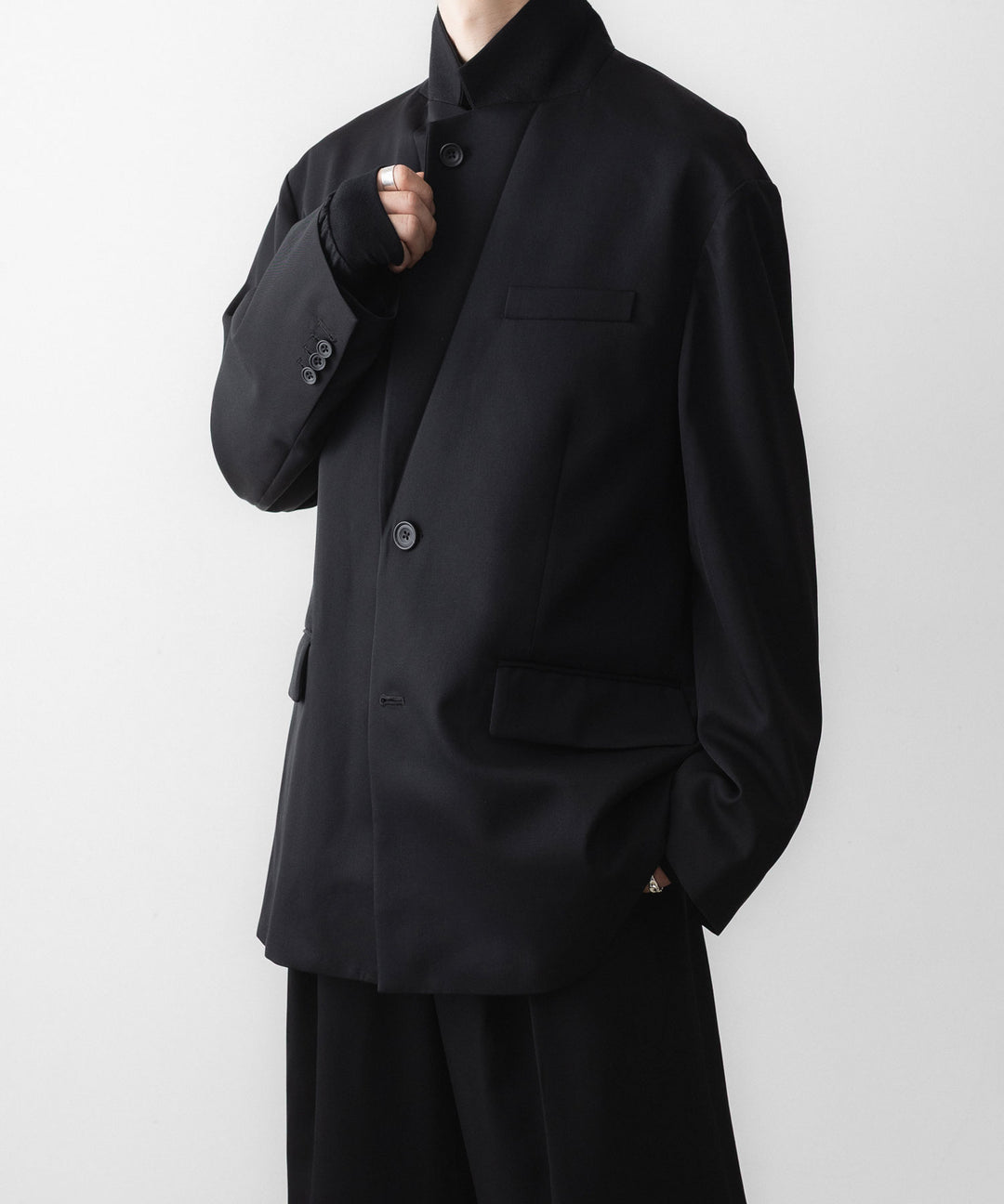 ssstein(シュタイン)のOVERSIZED SINGLE BREASTED JACKET - BLACKの公式通販サイトsession福岡セレクトショップ