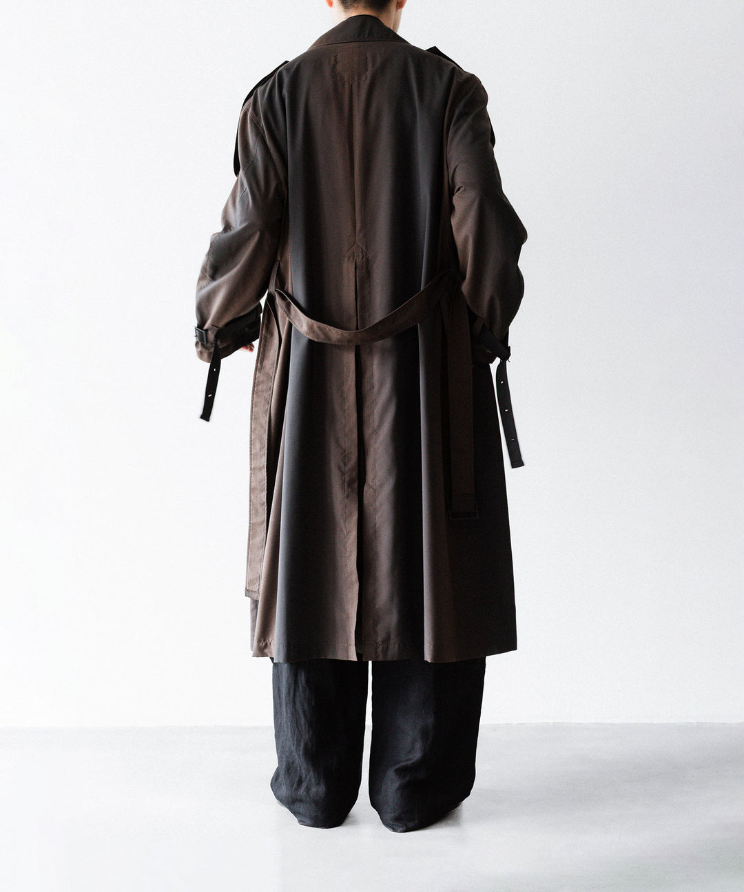 SUBLATIONS-サブレーションズのKIVULI PRINT LIGHT WEIGHT COATのDARK BROWN公式通販サイトsession福岡セレクトショップ
