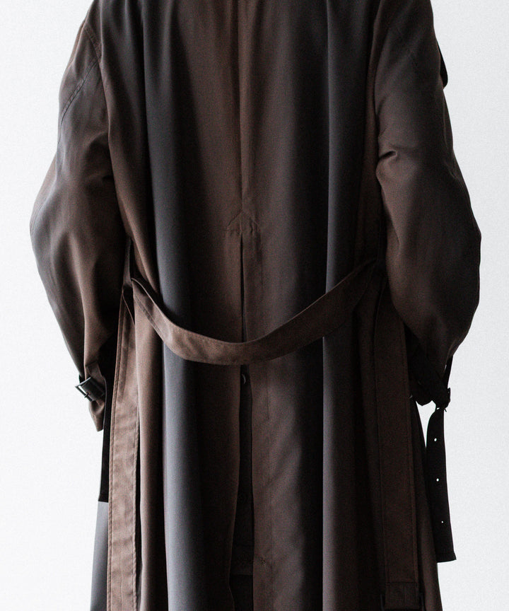 SUBLATIONS-サブレーションズのKIVULI PRINT LIGHT WEIGHT COATのDARK BROWN公式通販サイトsession福岡セレクトショップ