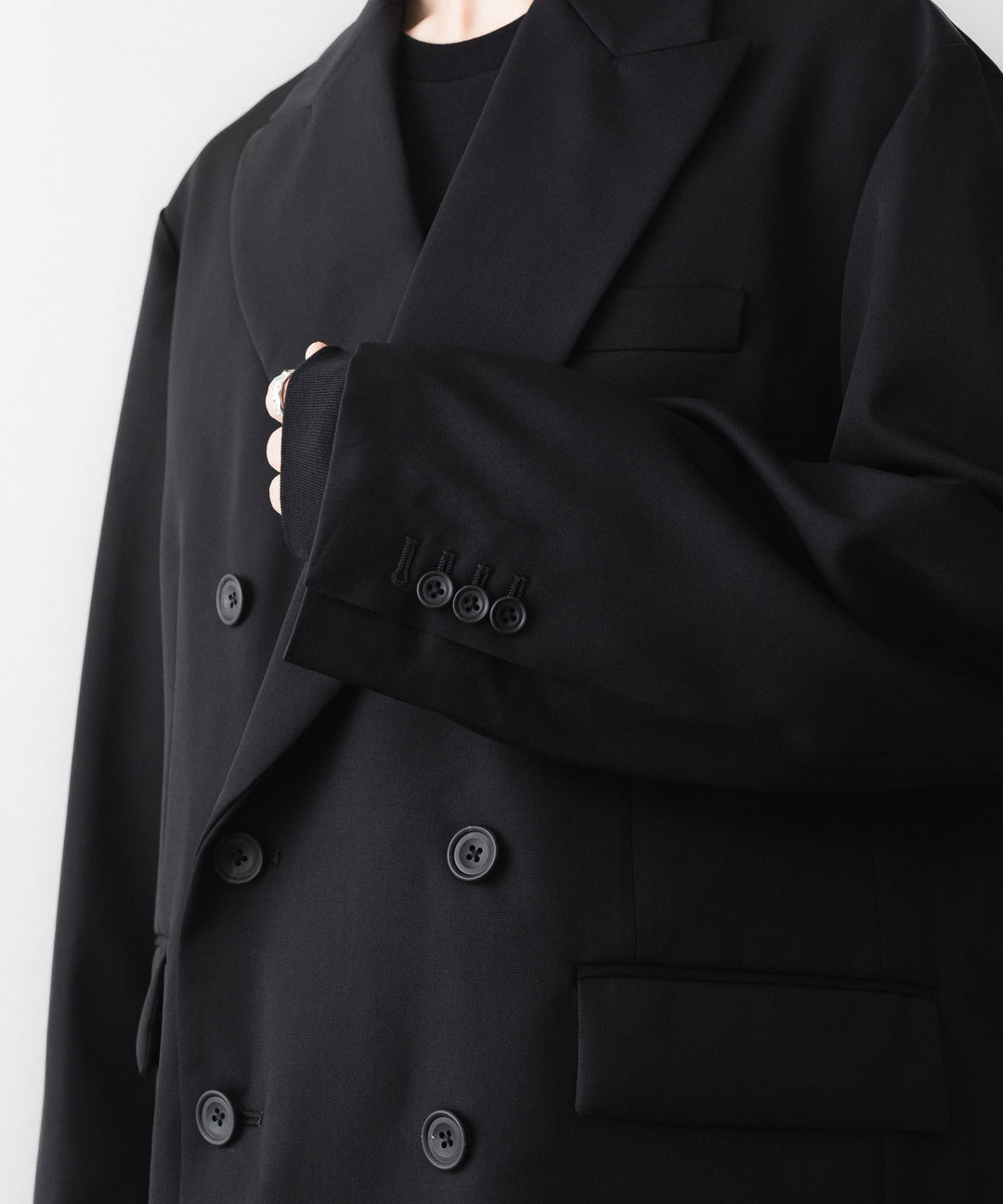 ssstein(シュタイン)のOVERSIZED DOUBLE BREASTED JACKET - BLACKの公式通販サイトsession福岡セレクトショップ