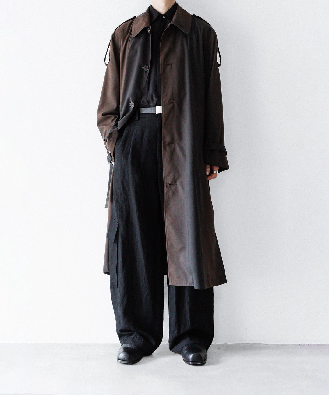 SUBLATIONS-サブレーションズのKIVULI PRINT LIGHT WEIGHT COATのDARK BROWN公式通販サイトsession福岡セレクトショップ