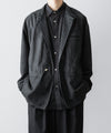 【phebus】COW NUBUCK JACKET - CHARCOAL