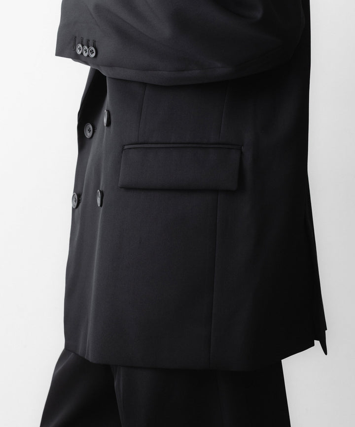ssstein(シュタイン)のOVERSIZED DOUBLE BREASTED JACKET - BLACKの公式通販サイトsession福岡セレクトショップ
