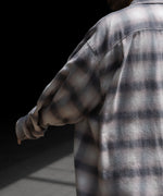 画像をギャラリービューアに読み込む, 【 VEIN 】ORGANIC COTTON OMBRE CHECK L/S SHIRT - C.GRAY公式通販サイトsession福岡セレクトショップ
